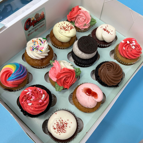 12 Pack /50/100 Gluten-free NOT vegan Cupcakes (has Butter)