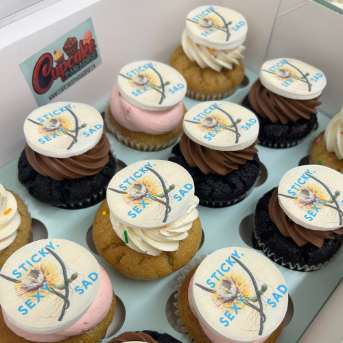 Custom Logo cupcakes - Select your Flavors