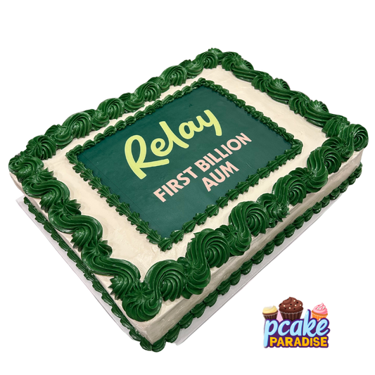 Rectangle Logo/ Photo/ Slab Cake