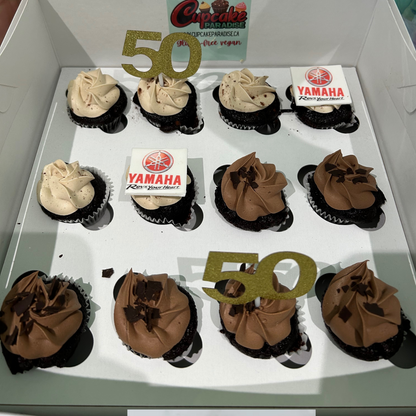 Branded Logo Cupcakes - Choose Your Flavors