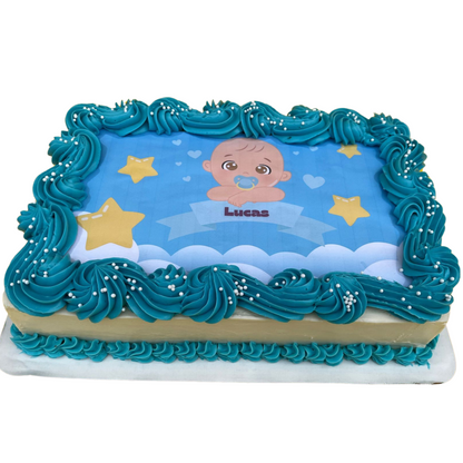 Rectangle Logo/ Photo/ Slab Cake