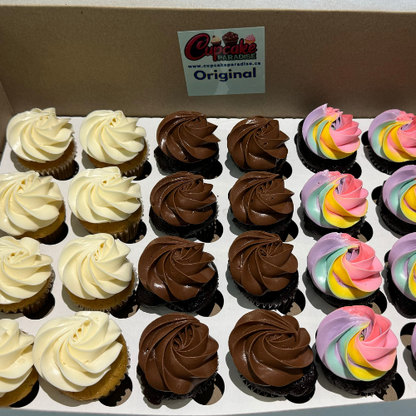 Mini cupcakes -24 pack Assorted Flavors
