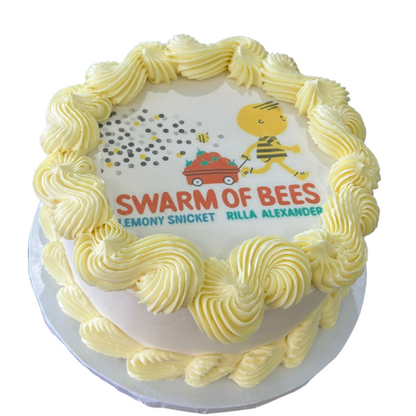 Branded Round Custom Logo Cake