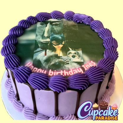 Round Custom Logo / Photo Cake