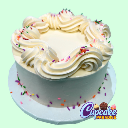 Vanilla Sprinkle Confetti Cake - Same Day