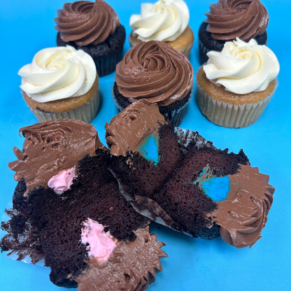 Gender Reveal Cupcakes - 6 pack