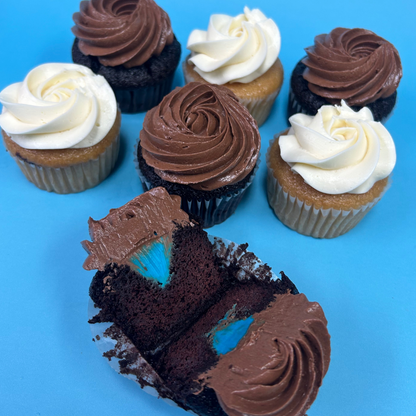 Gender Reveal Cupcakes - 6 pack