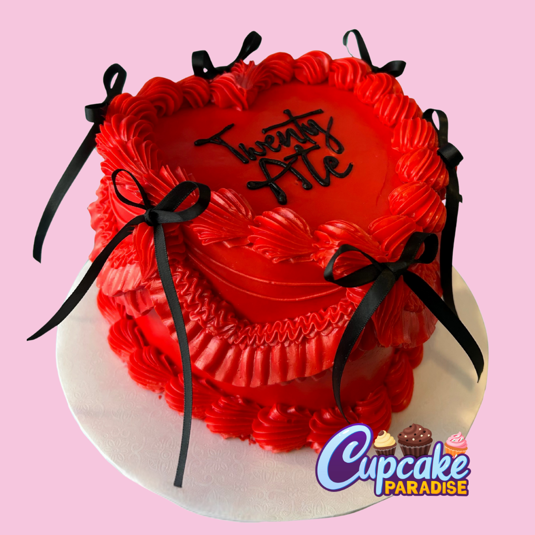 Vintage Heart Cake