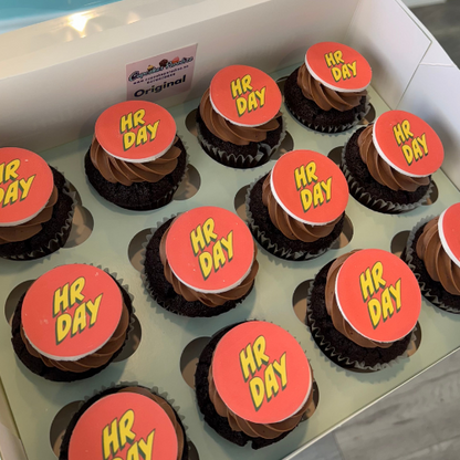 Branded Logo Cupcakes - Choose Your Flavors