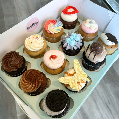 12 Pack  /50/100 Gluten-free Vegan Cupcakes