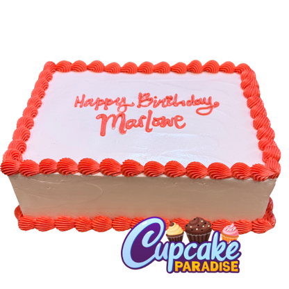 Rectangle Slab Cake