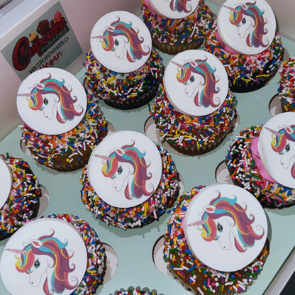 12 Unicorn Cupcakes - 1