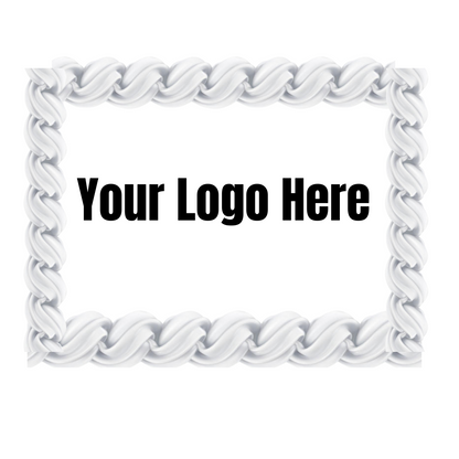 Branded Rectangle Logo Slab Cake