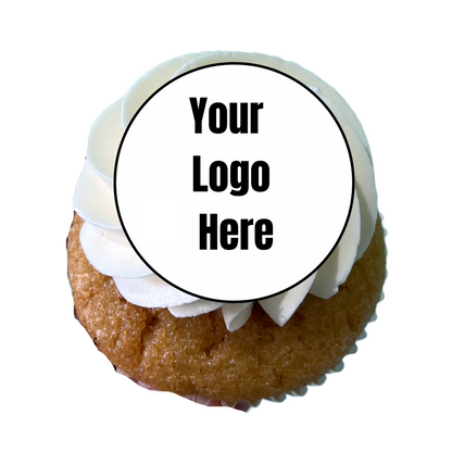 Branded Logo Cupcakes - Choose Your Flavors